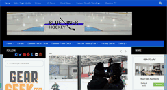 Desktop Screenshot of bluelinerhockey.com